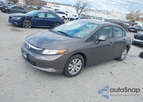 2012 Honda Civic Lx from USA, damaged, VIN 2HGFB2F57CH540997